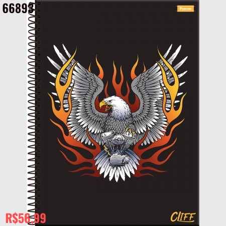 CADERNO FORONI CLIFF 20 MATERIAS